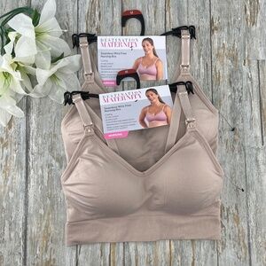 Woman’s Destination Maternity Nursing Bra, 2-Pack Size M